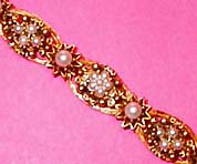a beautiful vintage costume jewelry bracelet Florenza