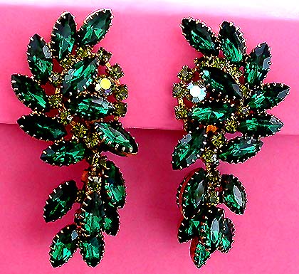 Green deals costume earrings