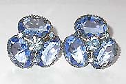 a beautiful VINTAGE COSTUME ESTATE ANTIQUE JEWELRY EARRINGS
