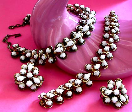 Pink costume on sale jewelry sets